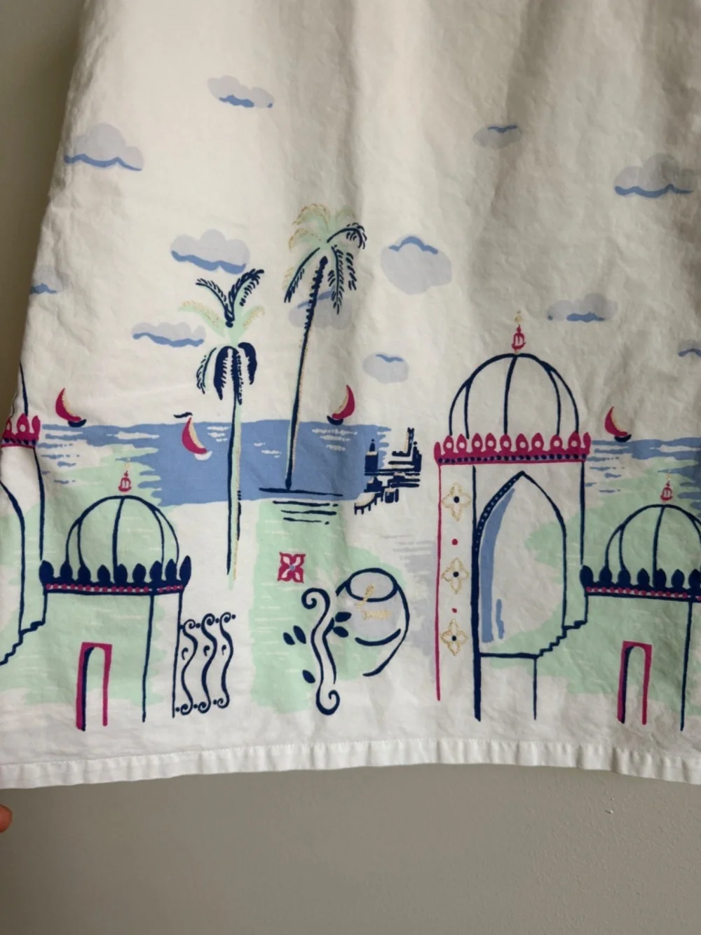 Gymboree Mediterranean Coastal Print 100% Cotton Dress